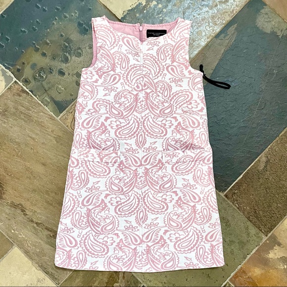 Victoria Beckham forTarget•S•NWT(partial tag)•Blush Pink/White Dress•Fully-Lined - Picture 1 of 13
